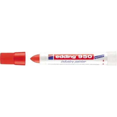 edding Industriemarker 950 4-950002 10mm Pastenspitze rot edding Industriemarker 950 4-950002 10mm Pastenspitze rot