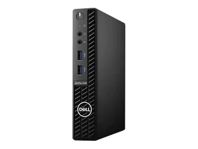 Dell OptiPlex 3080 - Micro - Core i3 10105T / 3 GHz - RAM 8 GB - SSD 256 GB - UHD Graphics 630 - GigE - WLAN: 802.11a/b/g/n/ac, Bluetooth 4.2 - Win 10 Pro 64-Bit - Monitor: keiner - Schwarz - BTS - mit 1 Year Basic Onsite (CH, AT, DE - 3 Years)