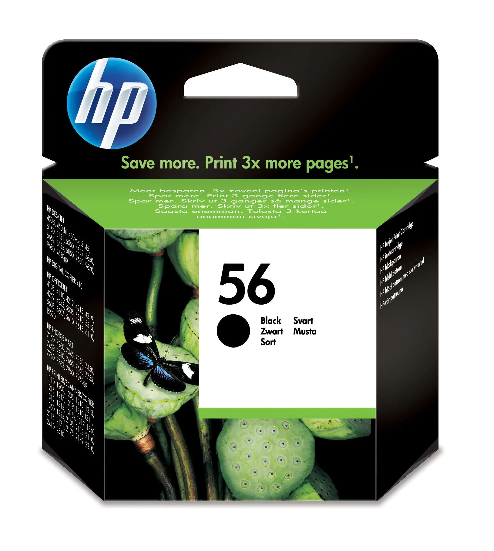 HP 56 - 19 ml - Schwarz - original - Tintenpatrone - für Deskjet 450, 55XX; Officejet 6110; Photosmart 7150, 7350, 7550; psc 21XX, 2210 HP 56 - 19 ml - Schwarz - original - Tintenpatrone - für Deskjet 450, 55XX; Officejet 6110; Photosmart 7150, 7350, 7550; psc 21XX, 2210