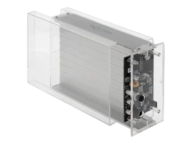 Delock External Dual Enclosure for 2 x 3.5' SATA HDD with USB Type-C - Speichergehäuse - 3.5" (8.9 cm) 42624