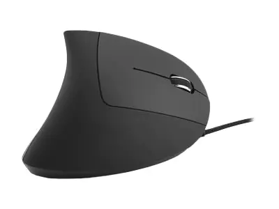 MediaRange MROS230 - Vertikale Maus - ergonomisch - Für Rechtshänder - optisch - 6 Tasten - kabelgebunden - USB 2.0 - Schwarz MediaRange MROS230 - Vertikale Maus - ergonomisch - Für Rechtshänder - optisch - 6 Tasten - kabelgebunden - USB 2.0 - Schwarz