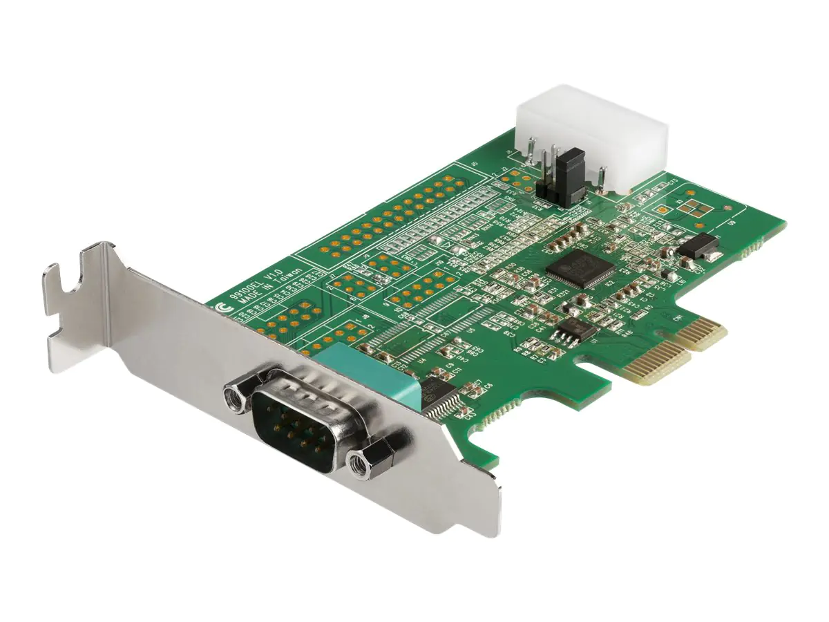 StarTech 1 Port Serielle PCI Express RS232 Adapter Karte - Serielle PCIe RS232 Kontroller Karte - PCIe zu Seriell DB9 - 16950 UART - Niedrigprofil-Erweiterungskarte - Windows & Linux (PEX1S953LP) - Serieller Adapter - PCIe Low-Profile - RS-232 x 1