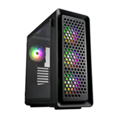 FSP CUT593A - FT - E-ATX - Seitenteil mit Fenster (gehärtetes Glas) - keine Spannungsversorgung (ATX) - Schwarz - USB/Audio