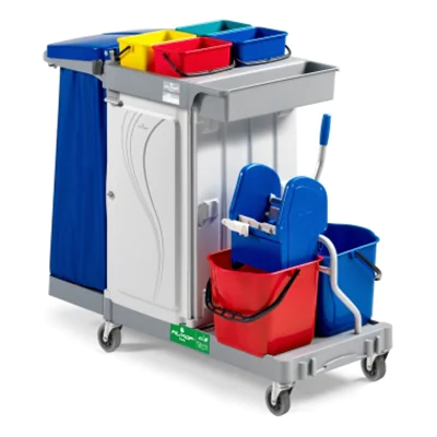 FILMOP Reinigungswagen Alpha MA6103U00 4x4l 2x15l Presse FILMOP Reinigungswagen Alpha MA6103U00 4x4l 2x15l Presse
