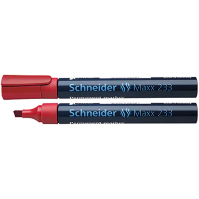 Schneider Permanentmarker 233 123302 1-5mm Keilspitze rot Schneider Permanentmarker 233 123302 1-5mm Keilspitze rot