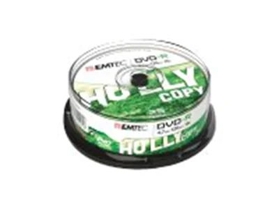 EMTEC - 25 x DVD-R - 4.7 GB (120 Min.) 16x - Silber - Spindel