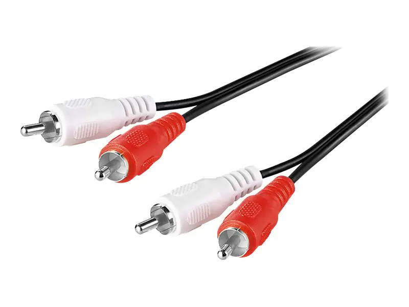 goobay - Audiokabel - RCA (M) bis RCA (M) - 5 m - rund