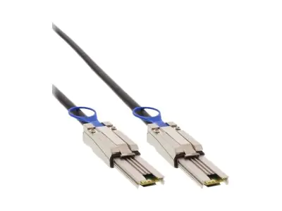 InLine - Externes SAS-Kabel - 4x Shielded Mini MultiLane SAS (SFF-8088), 26-polig zu 4x Shielded Mini MultiLane SAS (SFF-8088), 26-polig - 2 m InLine - Externes SAS-Kabel - 4x Shielded Mini MultiLane SAS (SFF-8088), 26-polig zu 4x Shielded Mini MultiLane SAS (SFF-8088), 26-polig - 2 m