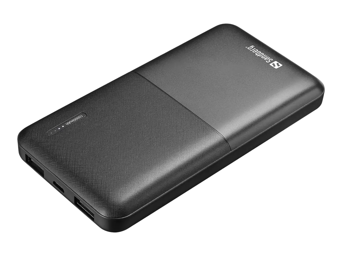 Sandberg SAVER - Powerbank - 10000 mAh - 2.4 A - 2 Ausgabeanschlussstellen (USB) Sandberg SAVER - Powerbank - 10000 mAh - 2.4 A - 2 Ausgabeanschlussstellen (USB)
