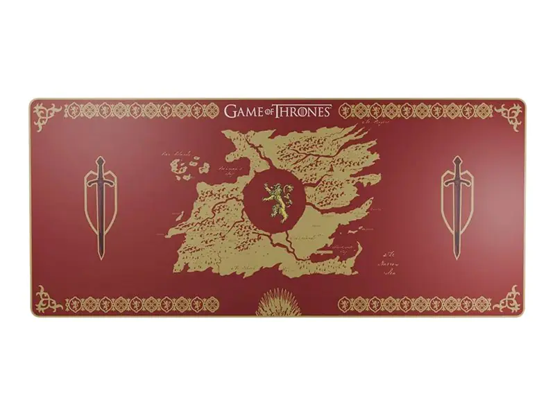 Pixminds Lexip HBO Game of Thrones - Lannister Edition Podkadka dla graczy Czerwony
