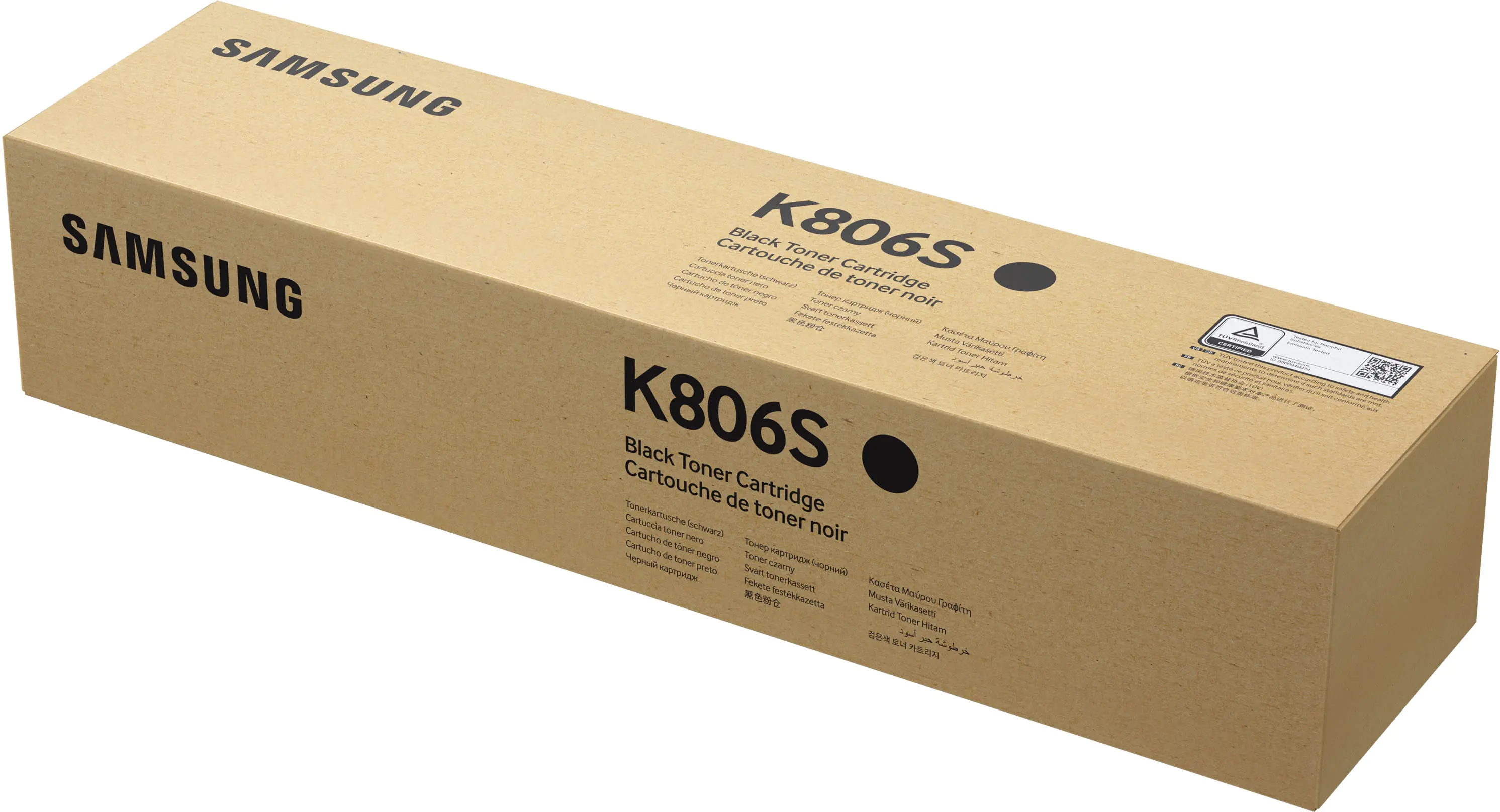 Samsung CLT-K806S - Schwarz - Original - Tonerpatrone (SS593A) - für Samsung SL-K703, SL-X703, SL-X706; MultiXpress SL-X704, SL-X7400, SL-X7500, SL-X7600 Samsung CLT-K806S - Schwarz - Original - Tonerpatrone (SS593A) - für Samsung SL-K703, SL-X703, SL-X706; MultiXpress SL-X704, SL-X7400, SL-X7500, SL-X7600