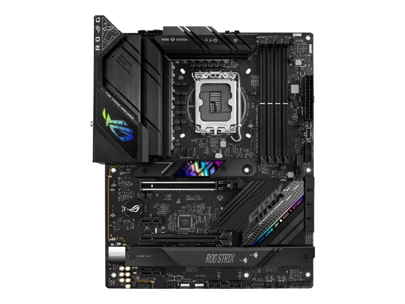 ASUS ROG STRIX B760-F GAMING WIFI, Intel, LGA 1700, Intel® Celeron®, Intel® Pentium® Gold, Intel® Core™ i3, Intel® Core™ i5, Intel® Core™..., LGA 1700, DDR5-SDRAM, 128 GB 90MB1CT0-M1EAY0