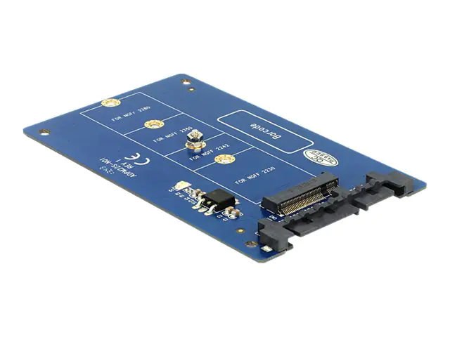 Delock Converter SATA 22 pin > M.2 NGFF - Speicher-Controller - SATA 6Gb/s - SATA 6Gb/s