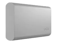 LaCie Portable SSD STKS2000400 - SSD - 2 TB - extern (tragbar) - USB (USB-C Steckverbinder) - Moon Silver - mit Seagate Rescue Data Recovery