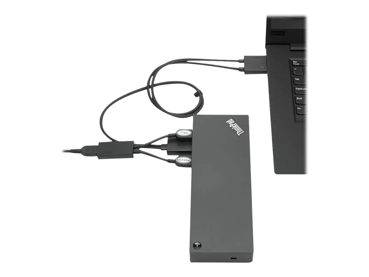 Lenovo ThinkPad Thunderbolt 3 Workstation Dock Gen 2 - Port Replicator - Thunderbolt 3 - 2 x DP, 2 x HDMI, Thunderbolt - 1GbE - 230 Watt - Europa