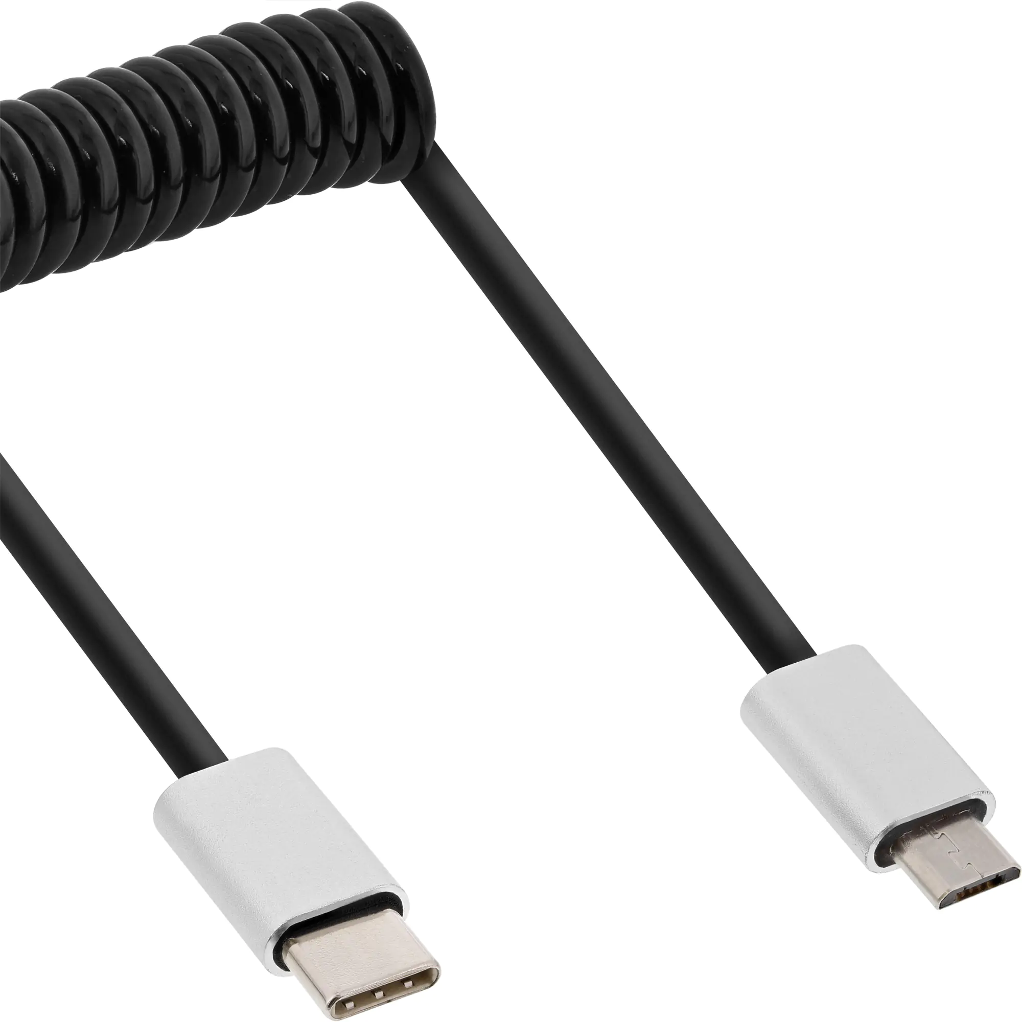 InLine - USB-Kabel - Micro-USB Typ B (M) bis USB-C (M) - USB 2.0 - 3 m - Schwarz InLine - USB-Kabel - Micro-USB Typ B (M) bis USB-C (M) - USB 2.0 - 3 m - Schwarz