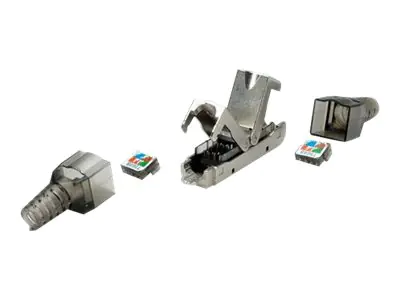 VALUE - Netzwerkanschluss - RJ-45 (M) zu RJ-45 (M) - STP - CAT 6a - geschirmt - Silber