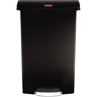 Rubbermaid Tretabfalleimer Slim Jim 1883615 Kunststoff 90l schwarz Rubbermaid Tretabfalleimer Slim Jim 1883615 Kunststoff 90l schwarz