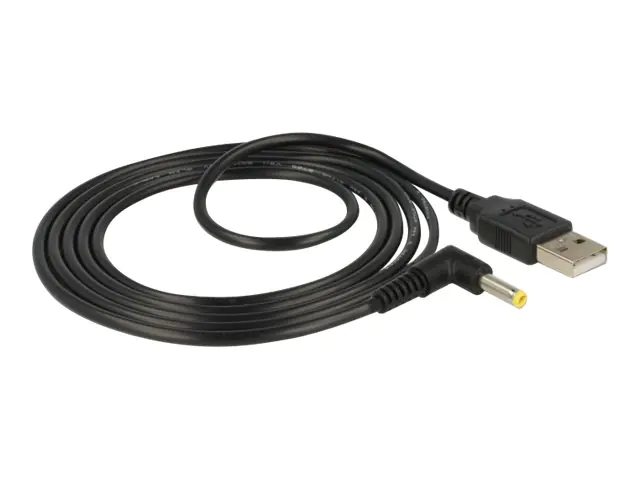 Delock - USB- / Stromkabel - USB (M) zu Gleichstromstecker 4,0 x 1,7 mm (M) gewinkelt - 5 V - 1.5 m