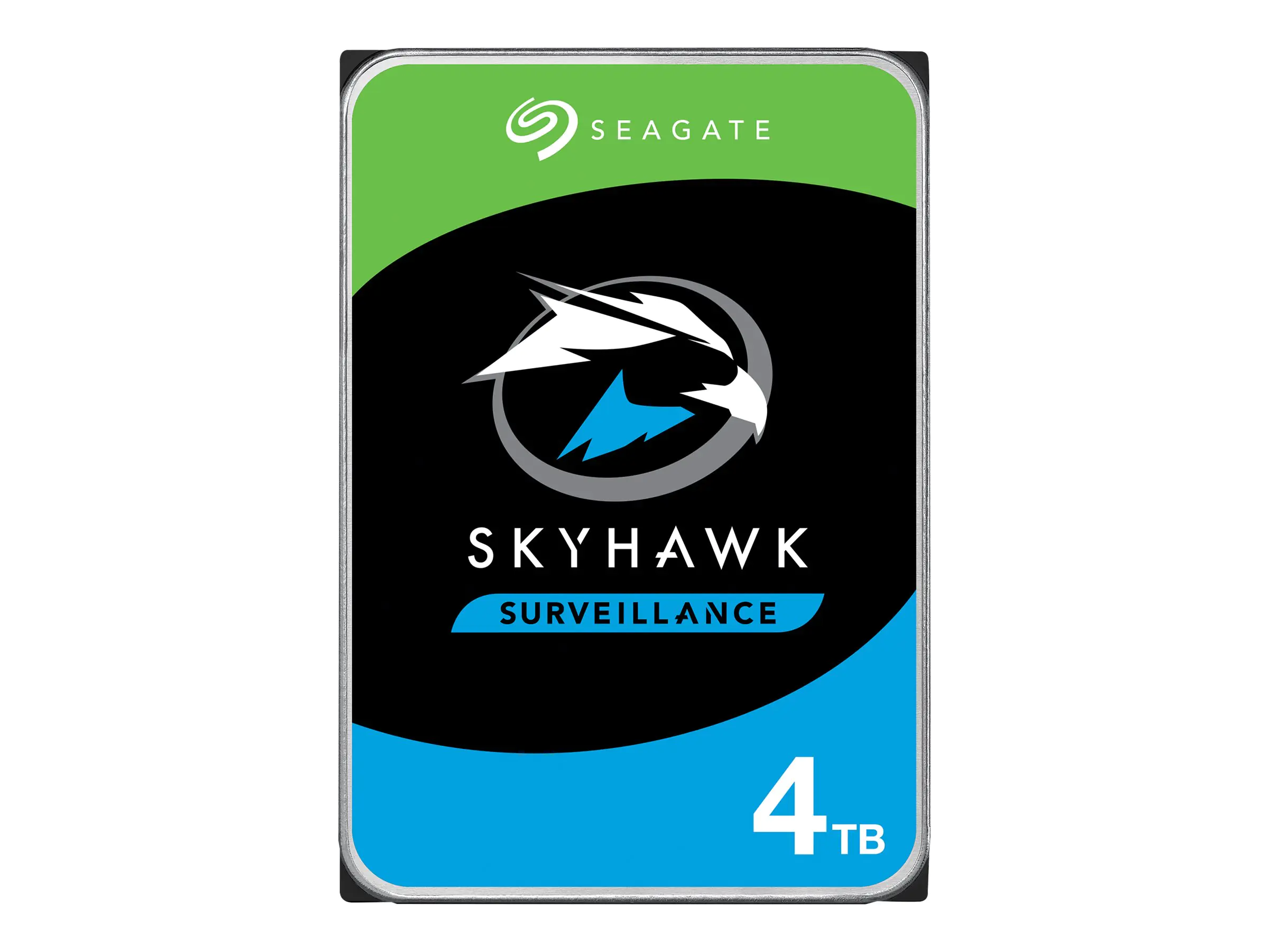 Seagate SkyHawk ST4000VX016 - Festplatte - 4 TB - intern - 3.5" (8.9 cm) - SATA 6Gb/s - Puffer: 256 MB - mit 3 Jahre Seagate Rescue Datenwiederherstellung