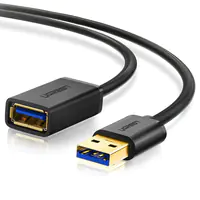 Ugreen - USB-Verlängerungskabel - USB Typ A (M) zu USB Typ A (W) - USB 3.0 - 1 m - Schwarz