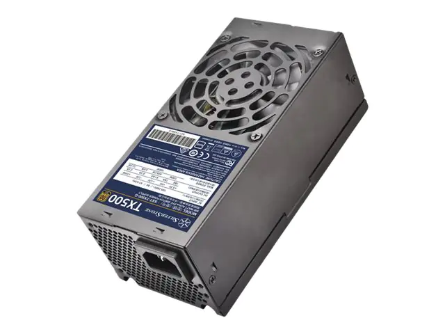 SilverStone SST-TX500-G - Netzteil (intern) - TFX12V / ATX12V 2.4 - 80 PLUS Gold - Wechselstrom 90-264 V - 500 Watt - aktive PFC - Schwarz