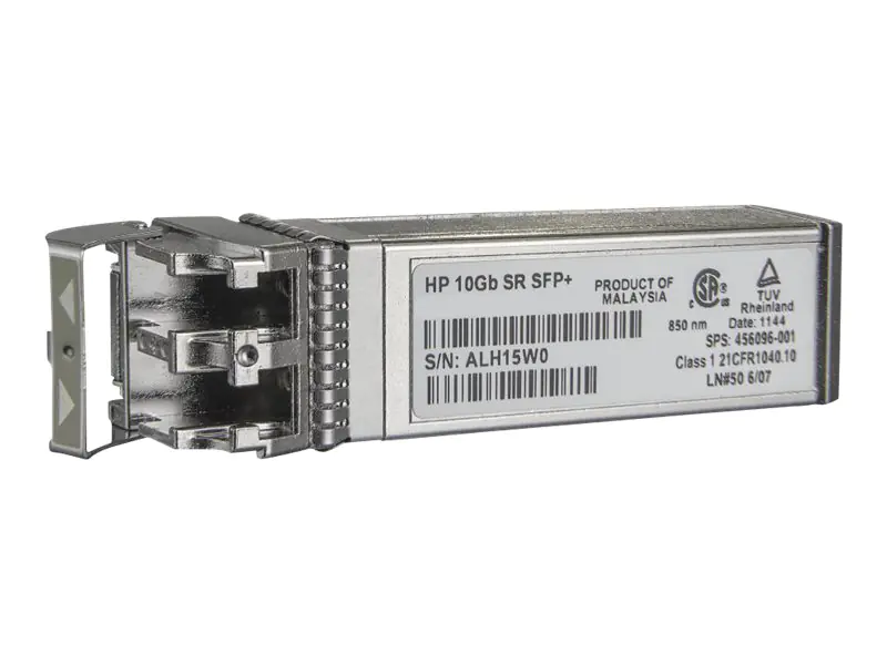 HPE - SFP+-Transceiver-Modul - 10GbE - 10GBase-SR - LC Multi-Mode - bis zu 300 m - für Apollo 4200 Gen10; Edgeline e920; ProLiant e910t 2U, XL170r Gen10, XL450 Gen10