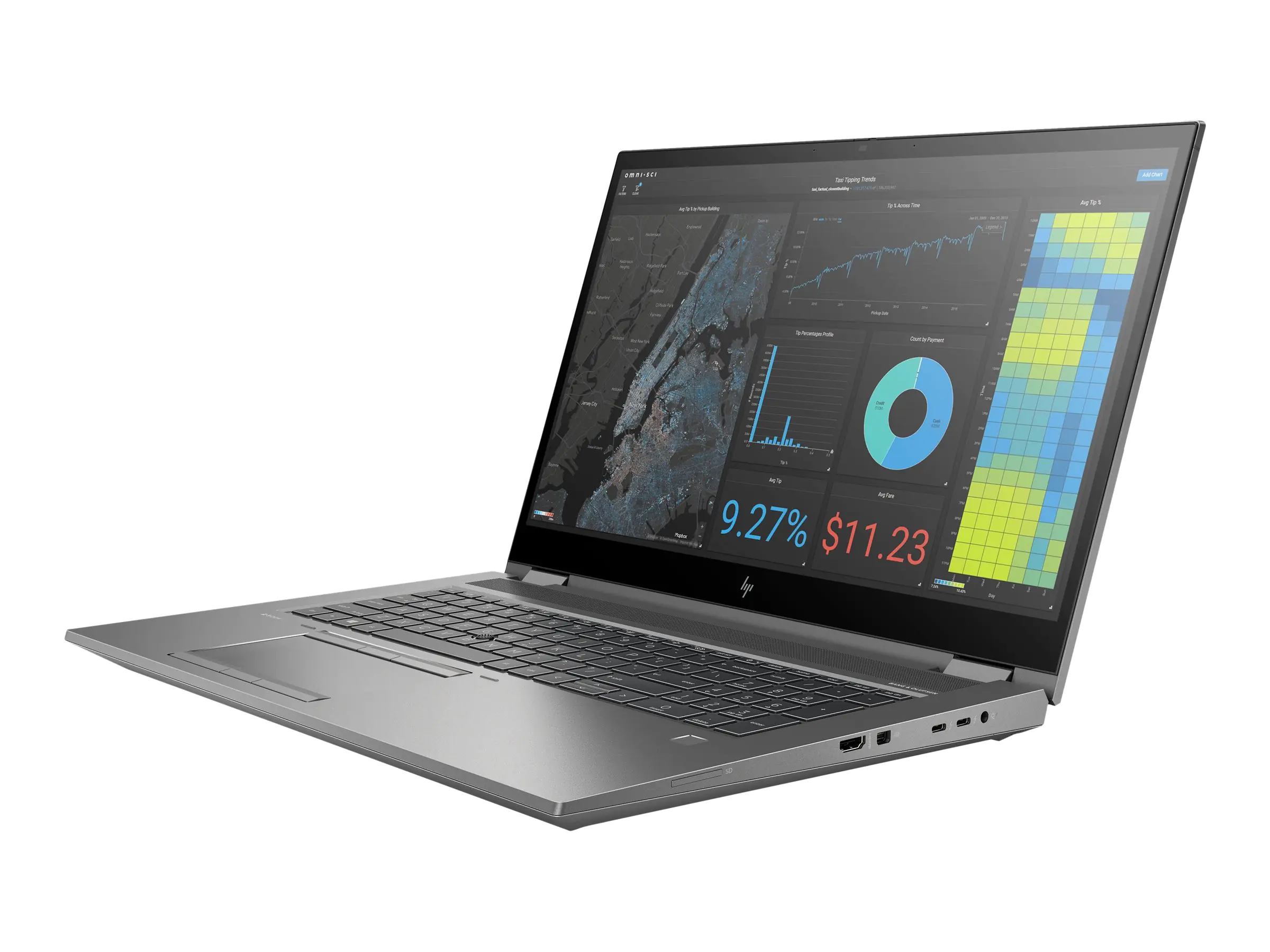 HP ZBook Fury 17 G7 Mobile Workstation - Intel Core i7 10850H / 2.7 GHz - vPro - Win 10 Pro 64-Bit - Quadro T2000 - 16 GB RAM - 512 GB SSD NVMe, TLC - 43.9 cm (17.3") IPS 1920 x 1080 (Full HD) - Wi-Fi 6 - kbd: Deutsch - mit HP 3 Jahre Vor-Ort-Hardware-Sup