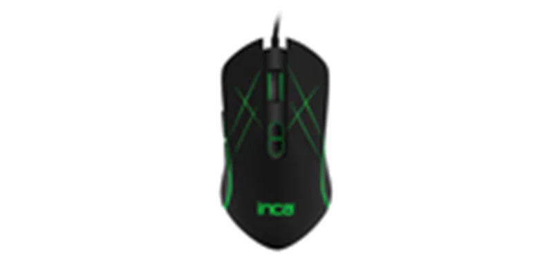 INCA IMG-GT12, Rechts, USB Typ-A, 3200 DPI, Schwarz