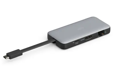 DIGITUS USB-C Travel Docking Station 7-Port HDMI USB RJ45