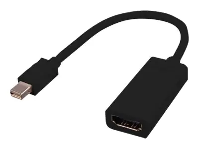VALUE - Videoadapter - Mini DisplayPort männlich zu HDMI weiblich - 15 cm - Schwarz - passiv