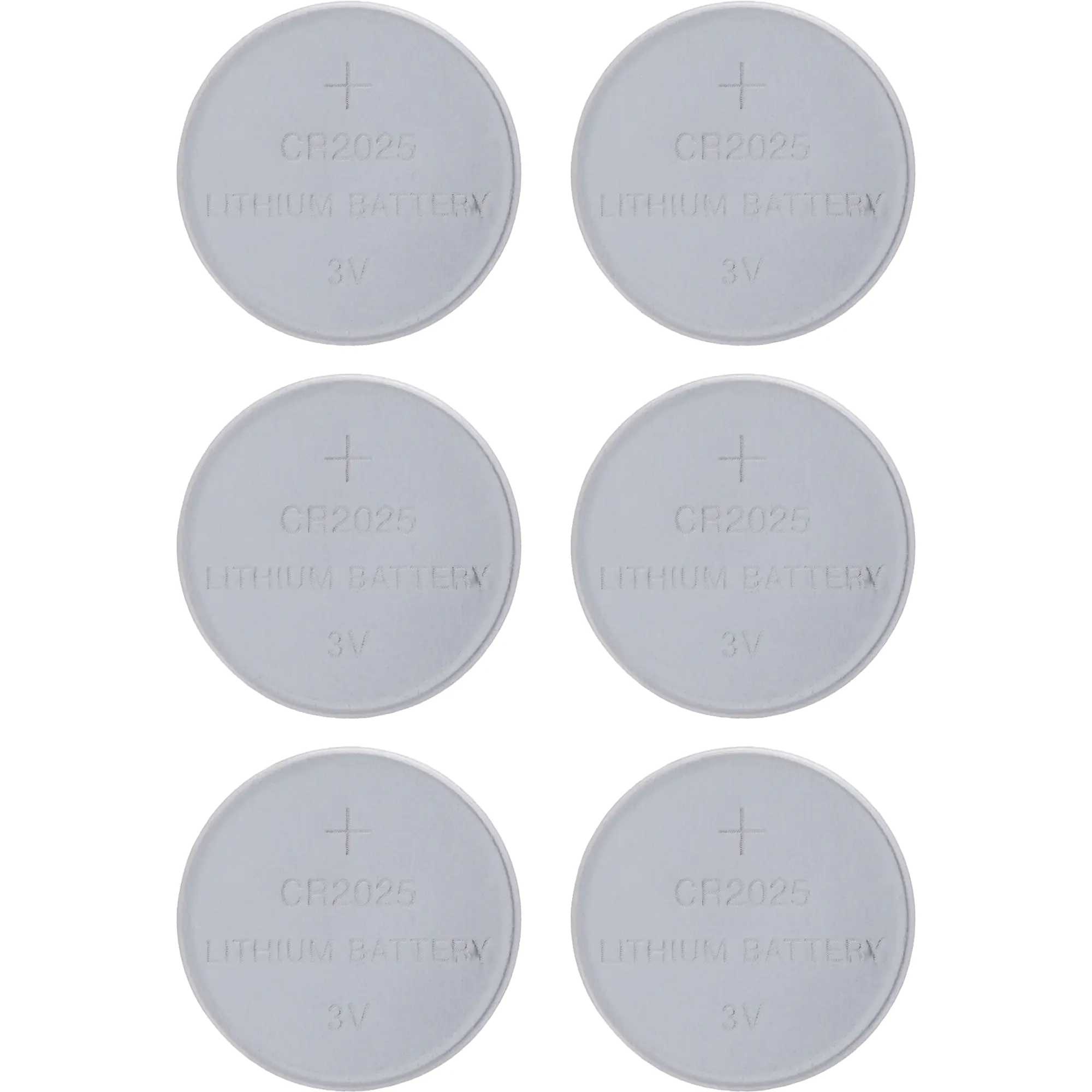 InLine CR2025 Knopfzellen - 3V Lithium - 6er Blister 01281