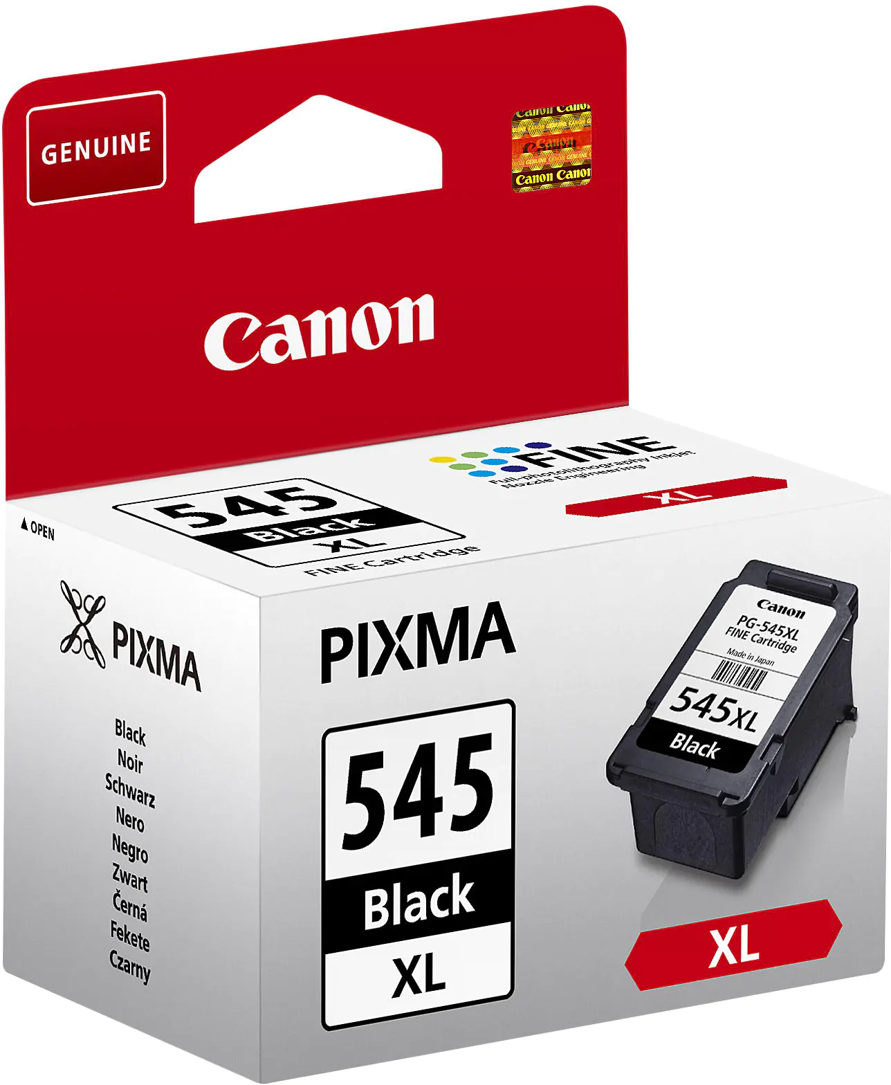 Canon PG-545XL - 15 ml - Hohe Ergiebigkeit - Schwarz - original - Tintenpatrone - für PIXMA TR4551, TR4650, TR4651, TS3350, TS3351, TS3352, TS3355, TS3450, TS3451, TS3452 Canon PG-545XL - 15 ml - Hohe Ergiebigkeit - Schwarz - original - Tintenpatrone - für PIXMA TR4551, TR4650, TR4651, TS3350, TS3351, TS3352, TS3355, TS3450, TS3451, TS3452
