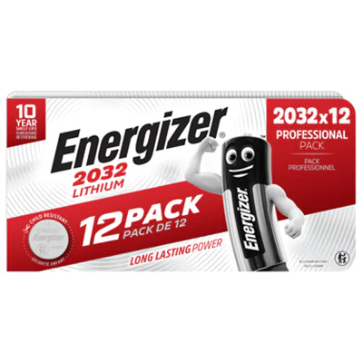Energizer® Knopfzelle Lithium CR2032 3V 12 St./Pack. Energizer® Knopfzelle Lithium CR2032 3V 12 St./Pack.