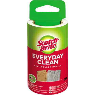 Scotch Brite Ersatzrolle 836RP-30 Fusselroller Mini Travel 30Blatt Scotch Brite Ersatzrolle 836RP-30 Fusselroller Mini Travel 30Blatt