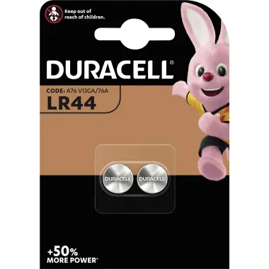 Duracell Electronics LR44 - Batterie 2 x LR44 - Alkalisch - 105 mAh Duracell Electronics LR44 - Batterie 2 x LR44 - Alkalisch - 105 mAh
