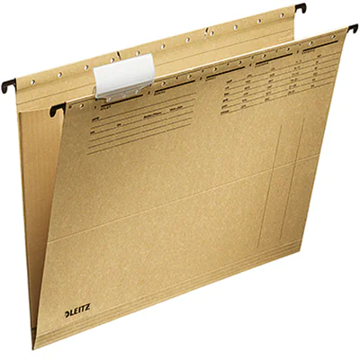 Leitz Hängetasche ALPHA® DIN A4 250g/m² Natronkarton, recycelt naturbraun 25 St./Pack. Leitz Hängetasche ALPHA® DIN A4 250g/m² Natronkarton, recycelt naturbraun 25 St./Pack.
