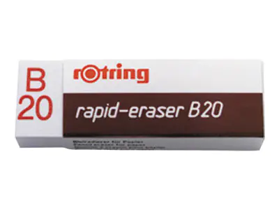 rotring Radierer rapid-eraser B20 S0194570 weiß