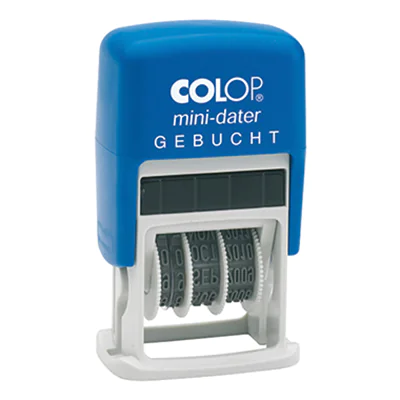 COLOP Datumstempel mini-dater GEBUCHT 160/L3 105181 COLOP Datumstempel mini-dater GEBUCHT 160/L3 105181
