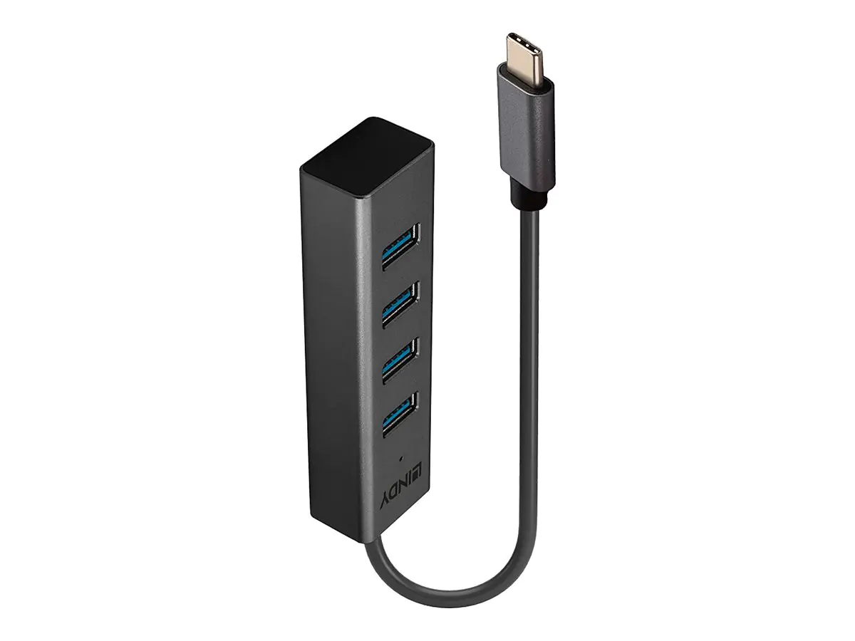 Lindy Hub - 4 x USB 3.2 Gen 2 - Desktop 43325