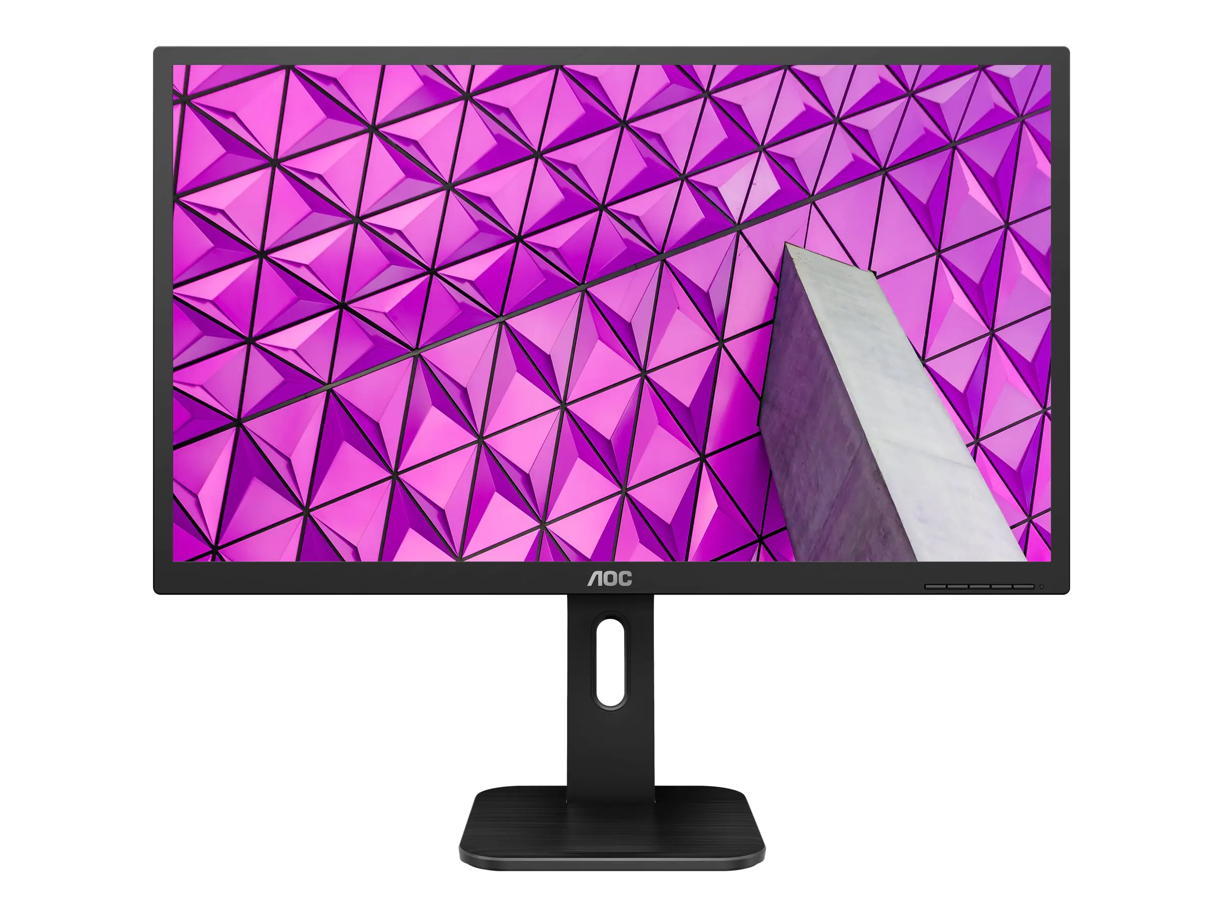 AOC 27P1 - LED-Monitor - 68.6 cm (27") - 1920 x 1080 Full HD (1080p) @ 60 Hz - IPS - 250 cd/m² - 1000:1 - 5 ms - HDMI, DVI, DisplayPort, VGA - Lautsprecher