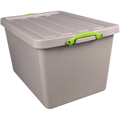 Really Useful Box Aufbewahrungsbox Recycling 49,5 x 40 x 71,5 cm (B x H x T) 96l Polypropylen, 100 % recycelt taubengrau Really Useful Box Aufbewahrungsbox Recycling 49,5 x 40 x 71,5 cm (B x H x T) 96l Polypropylen, 100 % recycelt taubengrau