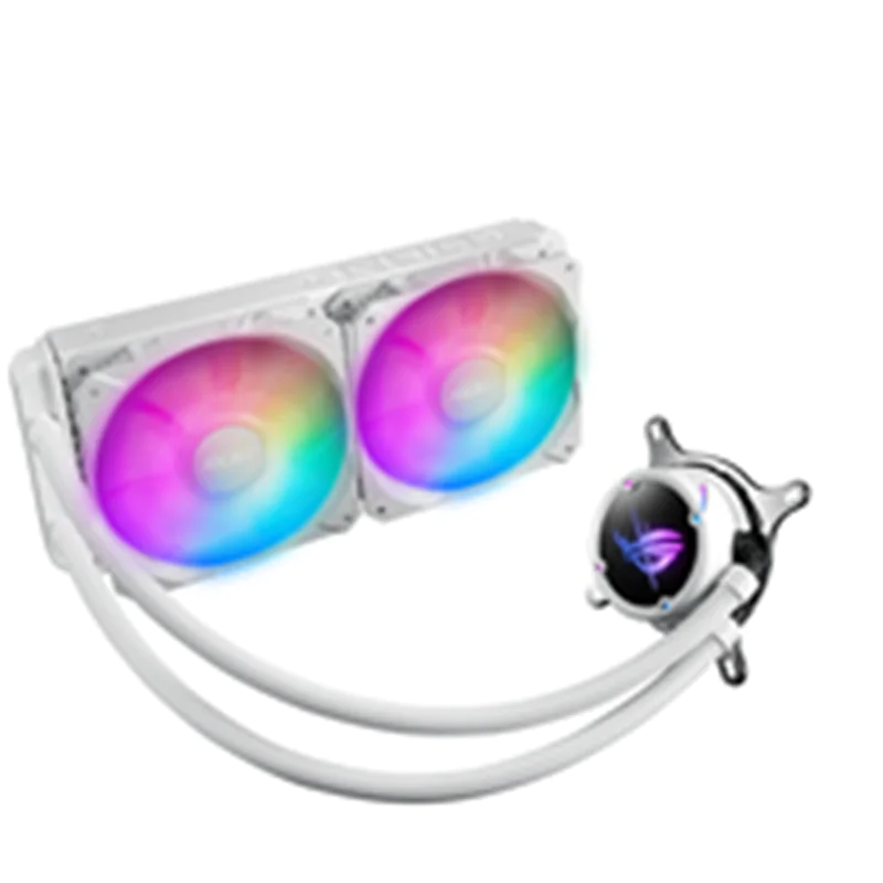 ASUS ROG STRIX LC II 240 ARGB - White Edition - Prozessor-Flüssigkeitskühlsystem - Kühlergröße: 240 mm - (für: LGA1700, LGA1200, LGA115x Socket, AM4, TR4, AM5, LGA2011-3) 90RC00E2-M0UAY2