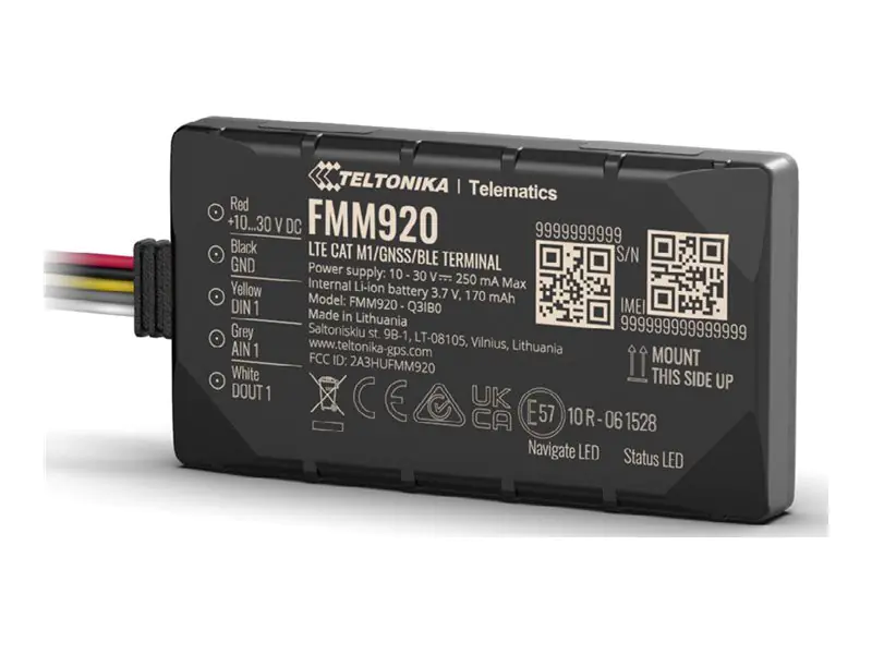Teltonika FMM920 - GPS/GLONASS/GALILEO/BeiDou/QZSS