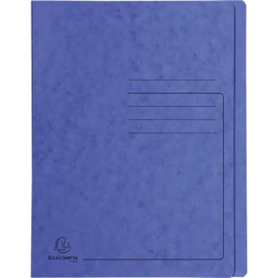 Exacompta 39992E, Präsentationsmappe, A4, Pressspan, Blau, Porträt, 350 Blätter