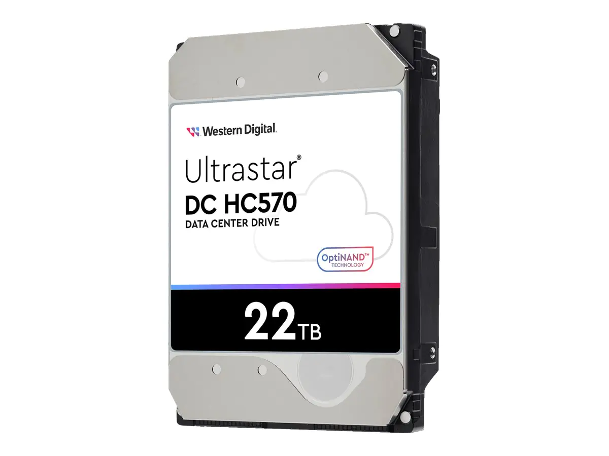 WD Ultrastar DC HC570 - Festplatte - 22 TB - intern - 3.5" (8.9 cm) - SATA 6Gb/s - 7200 rpm - Puffer: 512 MB - für Intel Next Unit of Computing 13 Extreme Kit - NUC13RNGi7 WD Ultrastar DC HC570 - Festplatte - 22 TB - intern - 3.5" (8.9 cm) - SATA 6Gb/s - 7200 rpm - Puffer: 512 MB - für Intel Next Unit of Computing 13 Extreme Kit - NUC13RNGi7