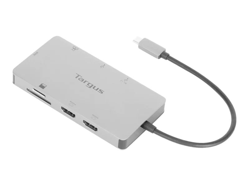 Targus - Dockingstation - USB-C / Thunderbolt 3 - 2 x HDMI - 1GbE Targus - Dockingstation - USB-C / Thunderbolt 3 - 2 x HDMI - 1GbE