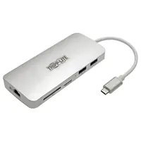 Eaton Tripp Lite Series USB C Docking Station, 4K @ 30 Hz, HDMI, Thunderbolt 3, USB-A Hub, PD Charging, SD/Micro SD, GbE, USB Type C, USB-C - Dockingstation - USB-C 3.1 / Thunderbolt 3 - HDMI - 1GbE