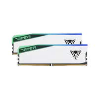 Patriot Viper Elite 5 RGB TUF Gaming Alliance - DDR5 - Kit - 48 GB: 2 x 24 GB - DIMM 288-PIN - 3300 MT/s / PC5-52800 - CL34 - 1.4 V - ungepuffert - on-die ECC - weiß