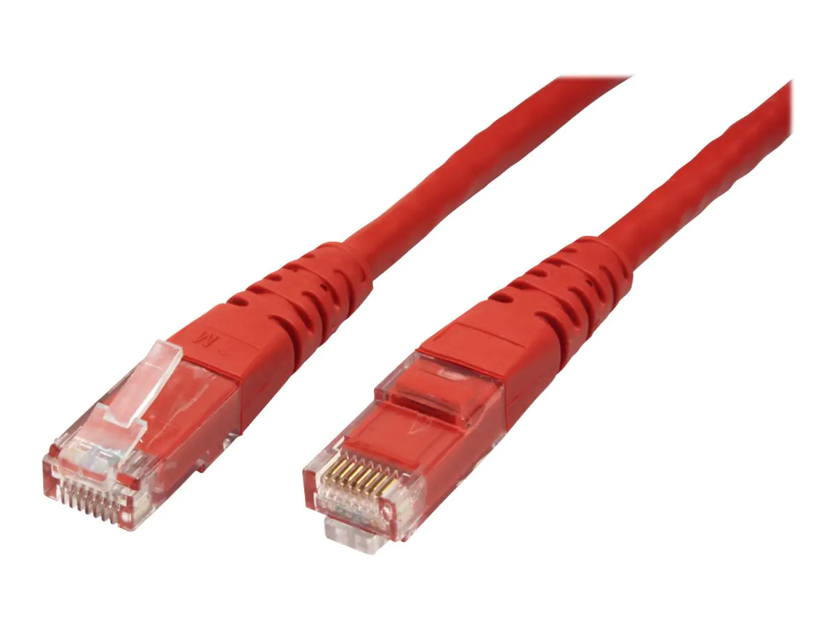 Roline - Patch-Kabel - RJ-45 (M) zu RJ-45 (M) - 3 m - UTP - CAT 6 - Rot